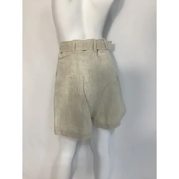 The Femm 'Gigi' White Linen Short Size M - NWT